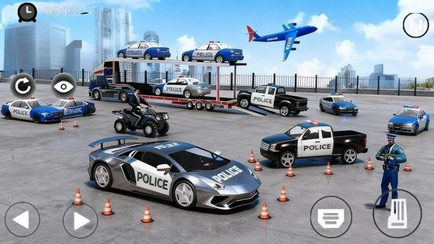 城市警车行动游戏