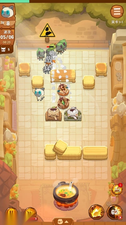 猫咪厨师防御钻石免广告版