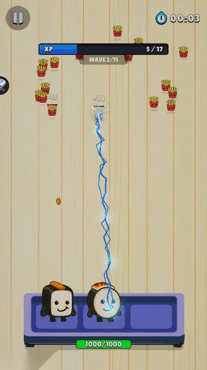 寿司小队美食大战塔防免广告版