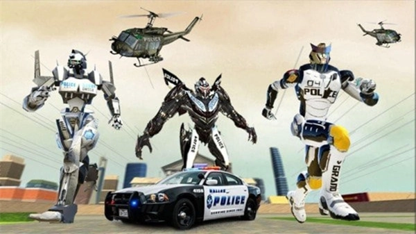 警车改造机器人内购mod版图1