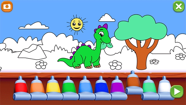 儿童画画涂色板