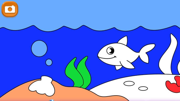 儿童画画涂色板