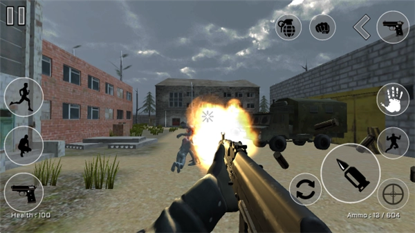 疯狂扫射丧尸生存(敌人不攻击)免费下载