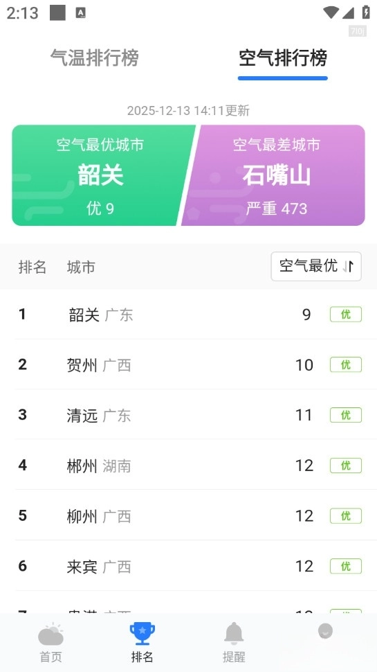 天气预报纯净版