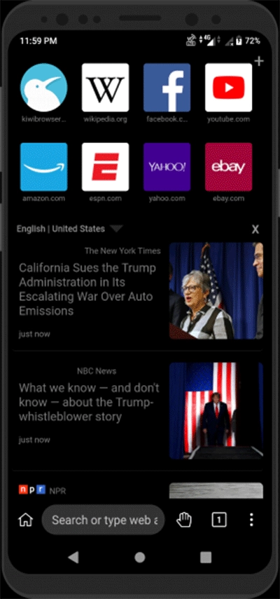 Kiwi Browser浏览器(3)