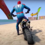 超人英雄赛车游戏