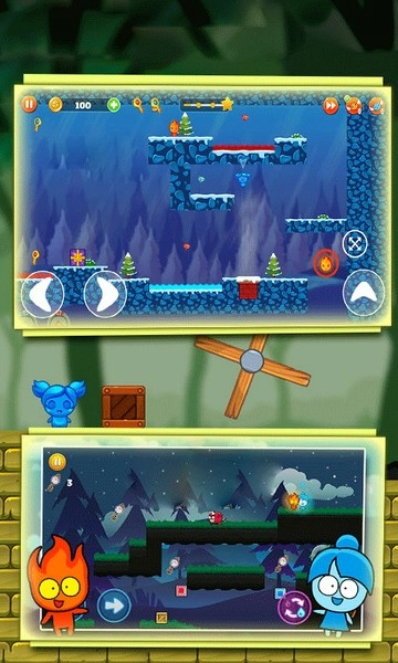 森林冰火人勇闯神庙(1)