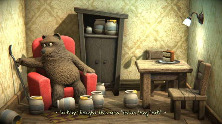 小熊吃蛋糕游戏