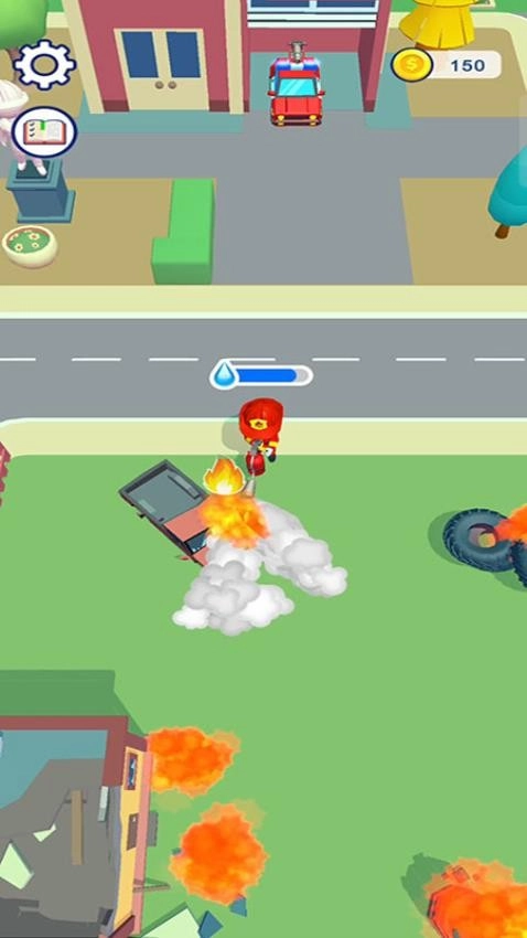 消防车救援驾驶游戏