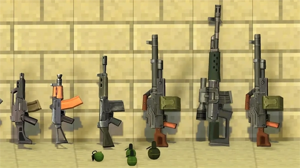 打击盒沙盒和射击游戏