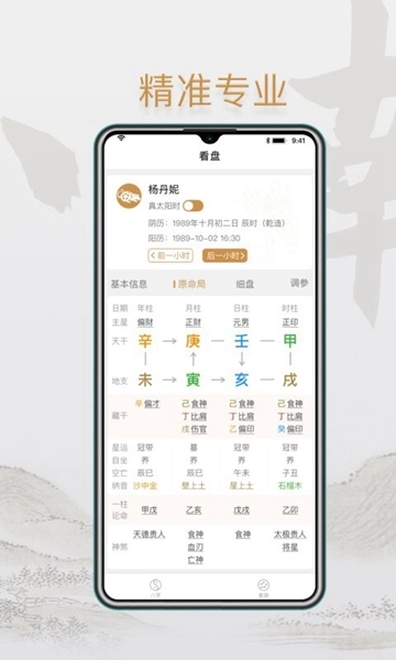 小南斗八字排盘图1