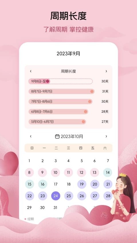 月经例假记录图2