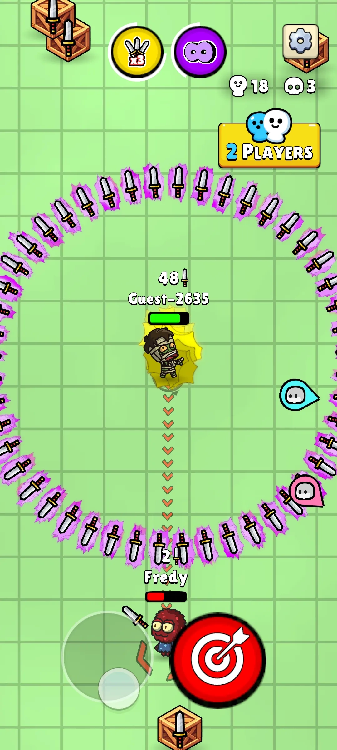 飞刀对决(飞刀战斗游戏)  安卓版截图3