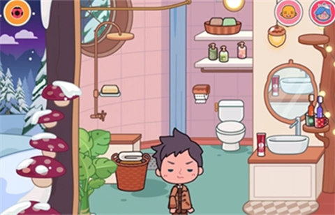 米加小镇山间小屋-图1