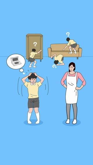 妈妈把我的游戏藏起来了