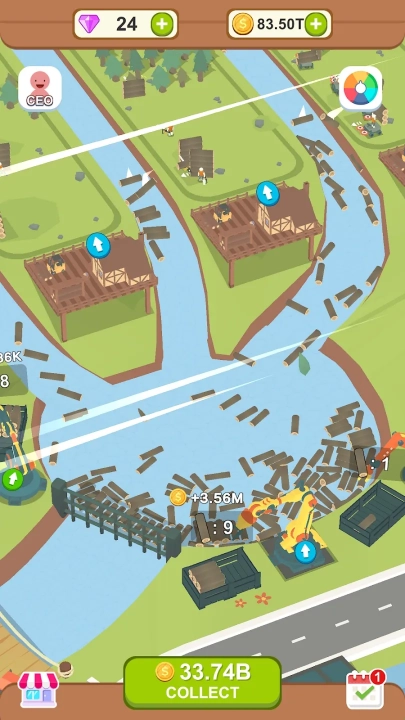 水产伐木场游戏(水上伐木工厂)