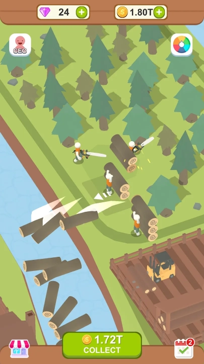 水产伐木场游戏(水上伐木工厂)