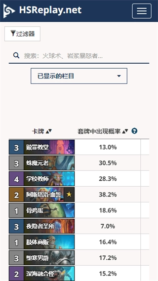 HSReplay炉石数据