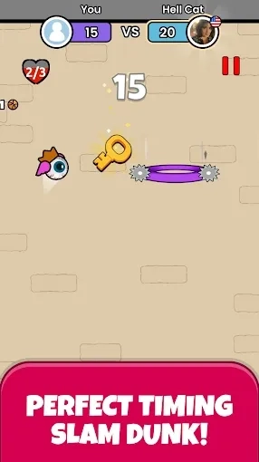 飞天扣篮(篮球休闲游戏)  手机版截图1