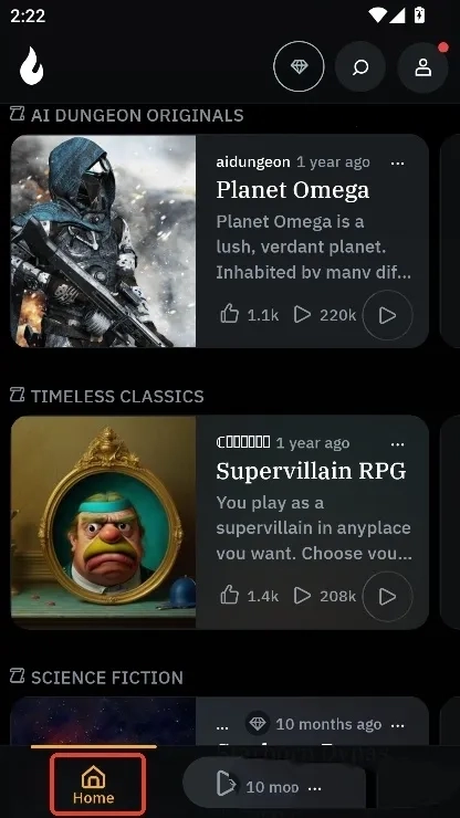 AIDungeon(ai角色扮演游戏)  安卓版