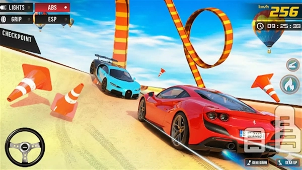超级英雄汽车特技巨型坡道关卡解锁版(1)