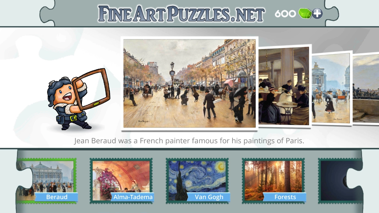 美術(shù)拼圖達人游戲圖1