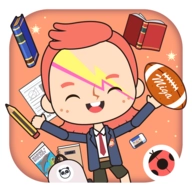 米加小镇学校游戏