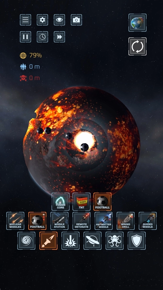 星球毁灭模拟器解锁全部武器版