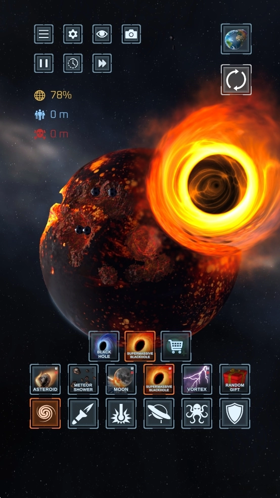 星球毁灭模拟器解锁全部武器版