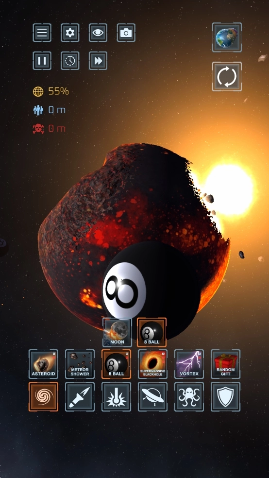 星球毁灭模拟器解锁全部武器版