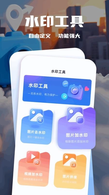 可改定位水印相机手机版图1