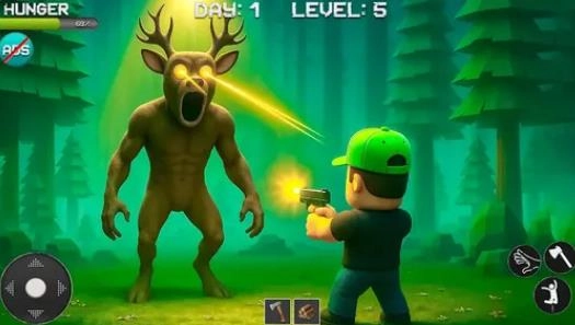 森林生存模因射击游戏