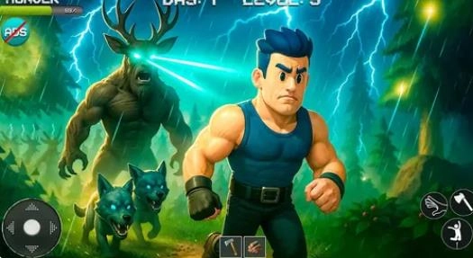 森林生存模因射击游戏