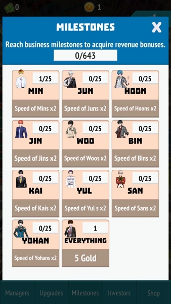 偶像经理人游戏 Idol Start Project(1)