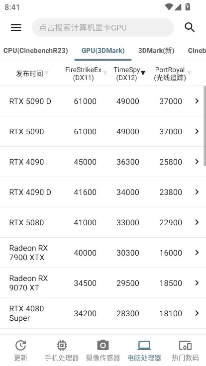 手机性能排行最新版