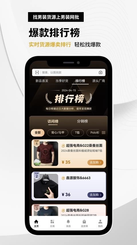 衣衫汇男装网批图4