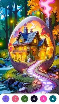 梦幻流数字油画图2