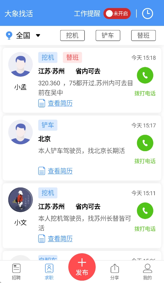 大象找活