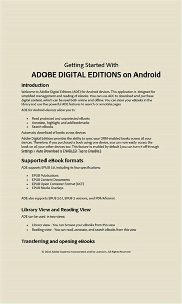 Adobe Digital Editions安卓版(2)