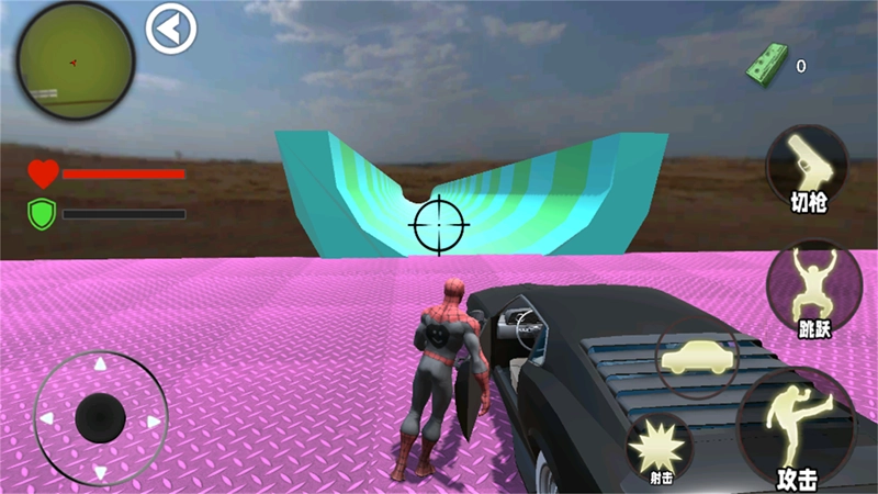 蜘蛛英雄特技车