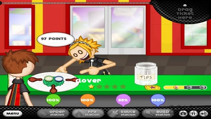 老爹鸡翅店(鸡翅店经营游戏)  手机版(1)