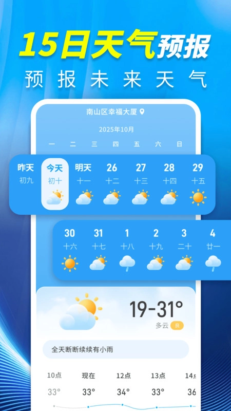15日天气精准报图1