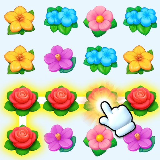 花朵连线消除