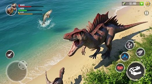 恐龙冲突狩猎与征服模拟