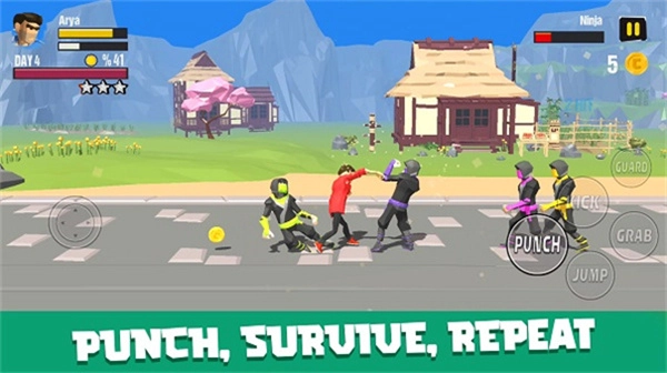 街头搏斗无敌版截图1