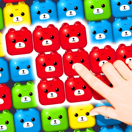 呆熊碰碰消游戏