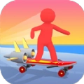 滑板冒险逃亡
