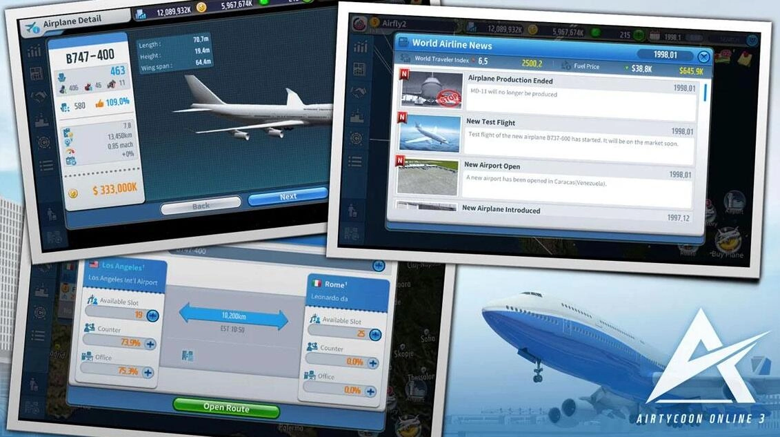 航空大亨3安卓版(2)