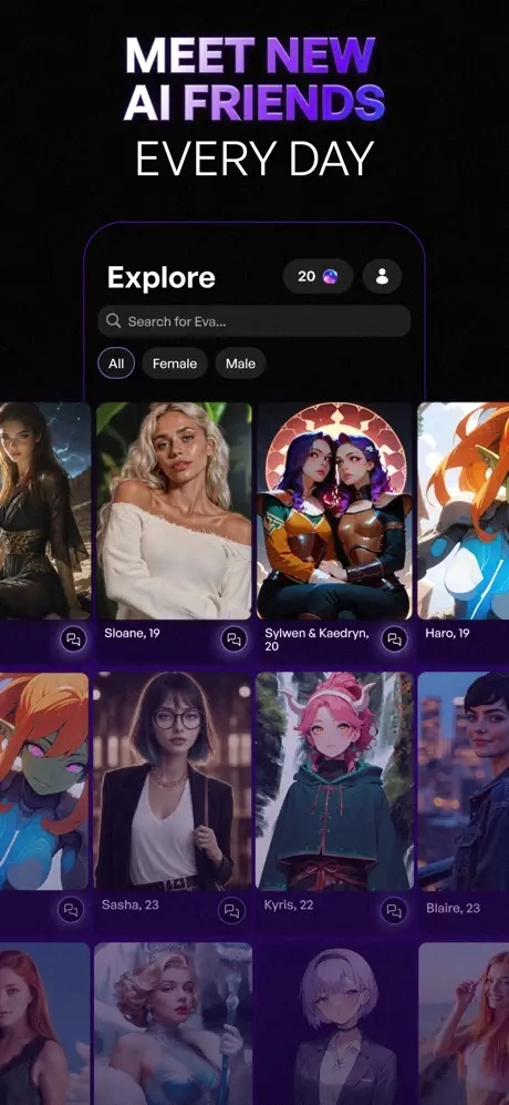 EVA AI Girlfriend聊天软件 图4