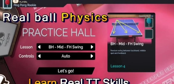 真实乒乓球(Table Tennis ReCrafted!)